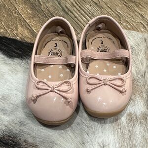 Wonder Nation Blush Pink Dress Shoes for Babies